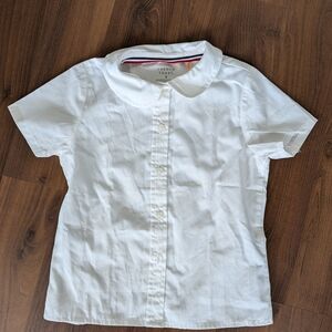 NWOT French Toast Kids Peter Pan White Button Down Shirt